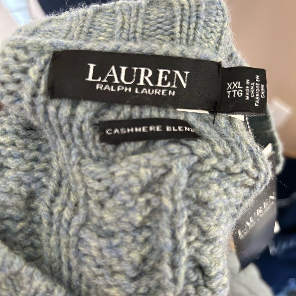NWT POLO by Ralph Lauren 'Cashmere' Blend Sweater- Size XXL - Picture 11 of 11